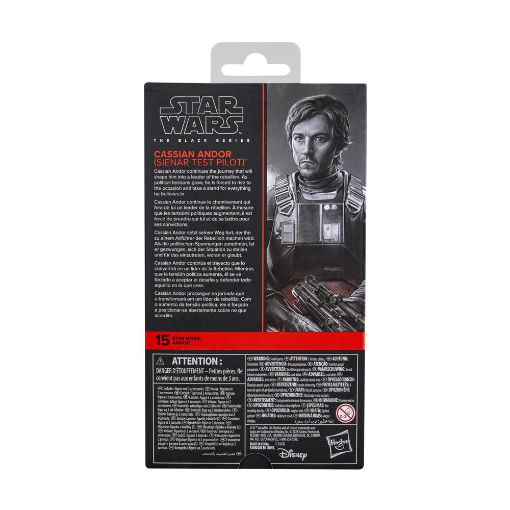 Star Wars The Black Series Cassian Andor Sienar Test Pilot Star Wars Andor Action Figure 6 - Image 8