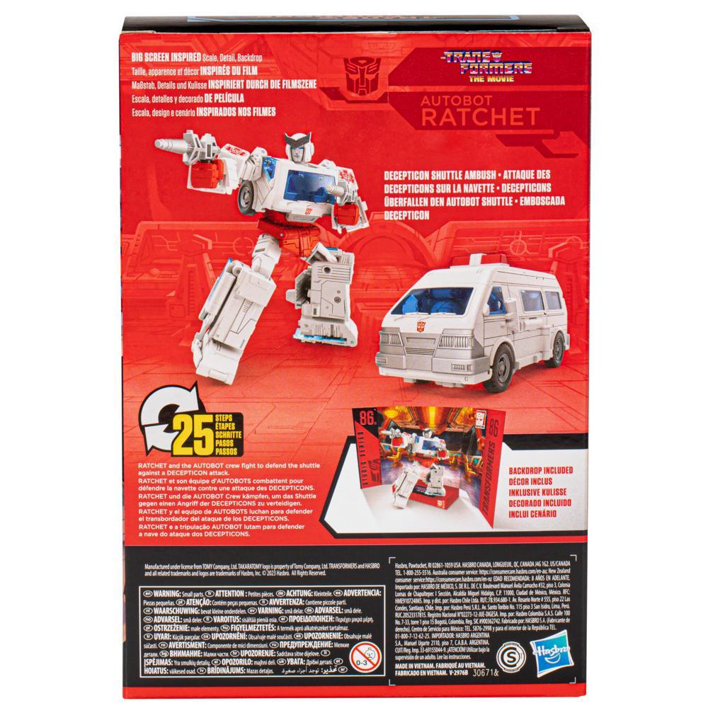 Transformers Studio Series Voyager The Transformers The Movie 86-23 Autobot Ratchet Action Figure 65 - Image 3