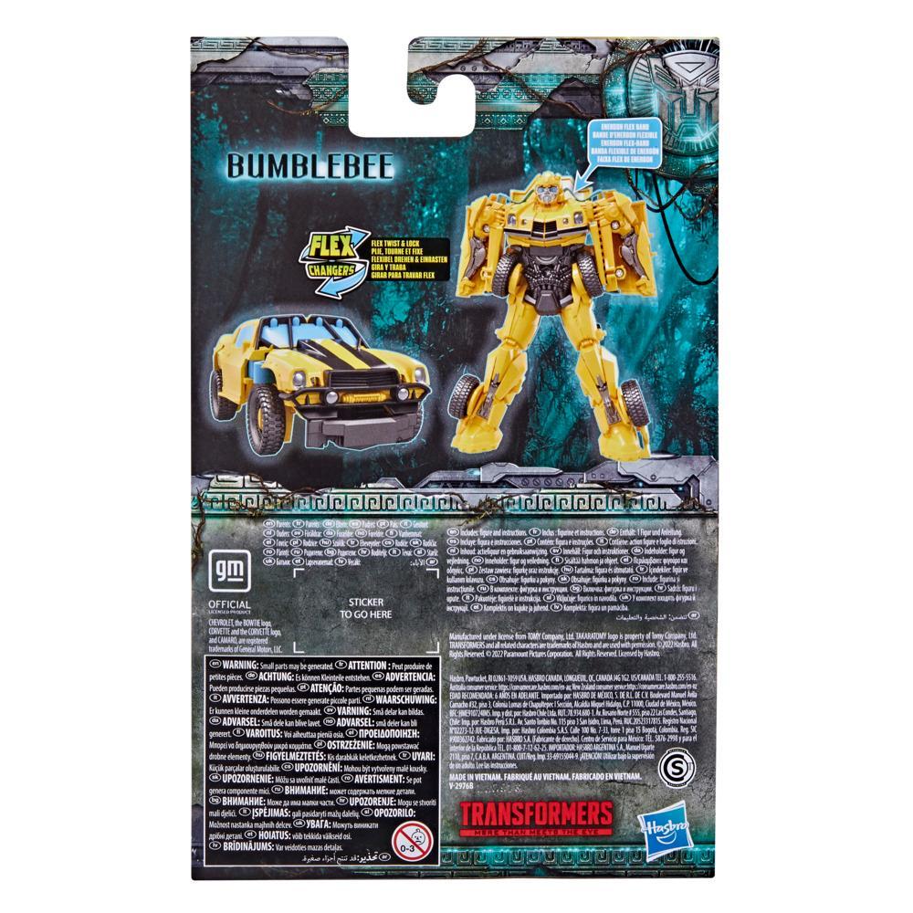 Transformers Toys Transformers Rise of the Beasts Movie Flex Changer Bumblebee Action Figure - Ages 6 and up 6-inch - Image 2