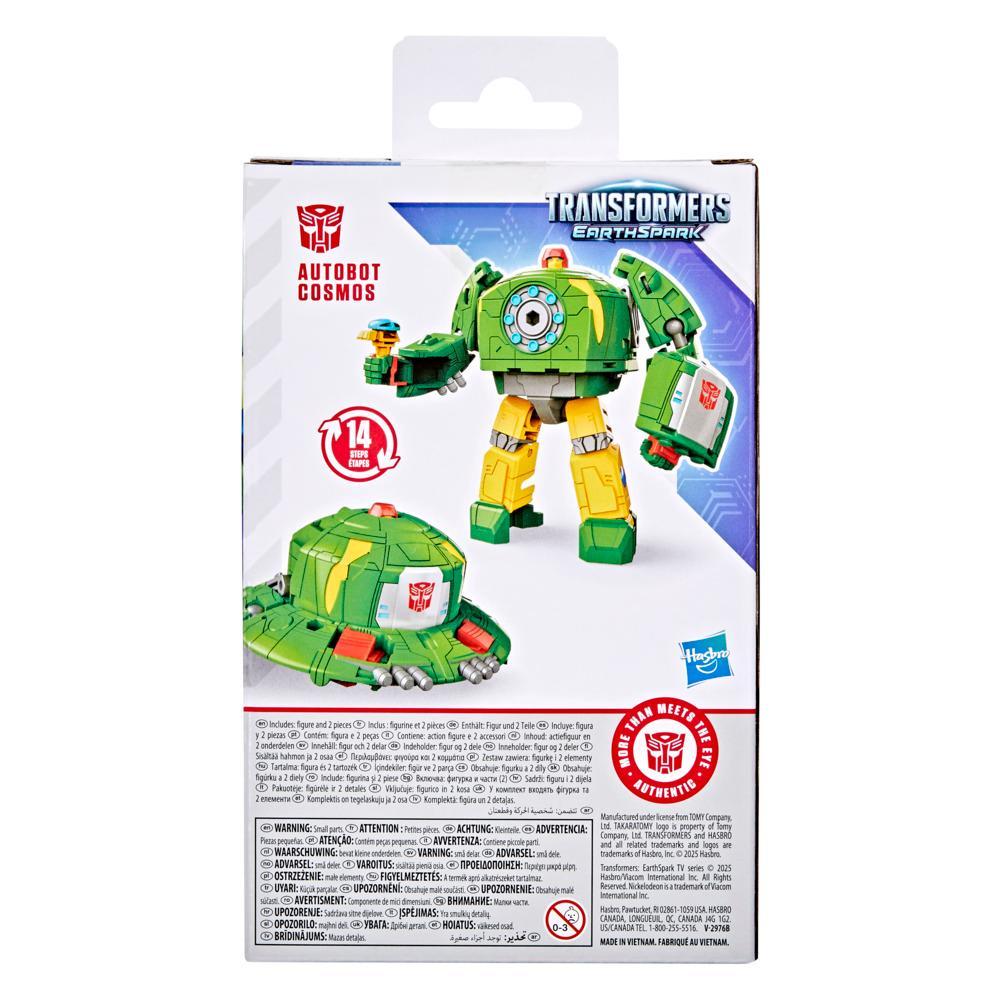 Transformers EarthSpark Deluxe Class Autobot Cosmos 5-Inch Robot Action Figure Converts in 14 Steps Toys for Boys for Girls 6 and Up - Image 3